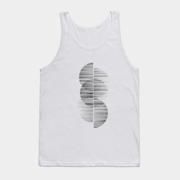 Line Plans Tank Top by hitext